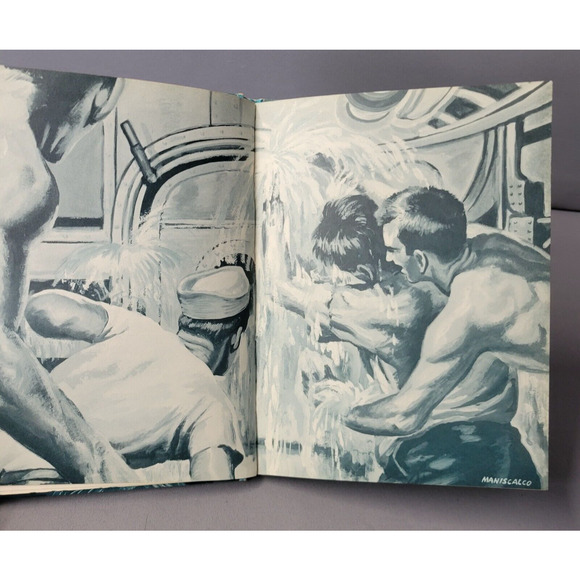 Vintage Submarine Rescue Deep Sea Adventure Series Book 3 Hardcover 1967 - Picture 2 of 16